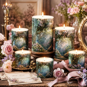 Papel De Seda Arco de Floresta Encantada Decoupage Lavanda Nebul