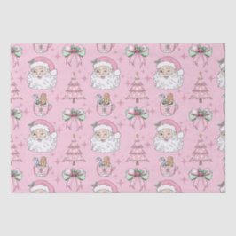 Papel De Seda Arco de Natal do Pai Rosa Quente