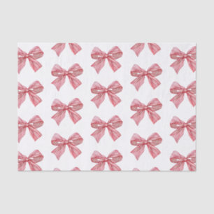 Papel De Seda Arco em branco e vermelho