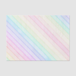 Papel De Seda Arco-Íris Arco-Íris Tecido com Stripe de Pastel