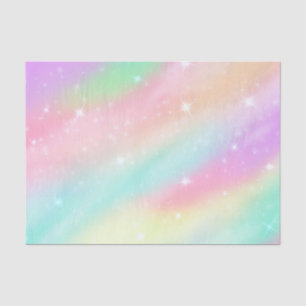 Papel De Seda Arco-Íris Brilhante