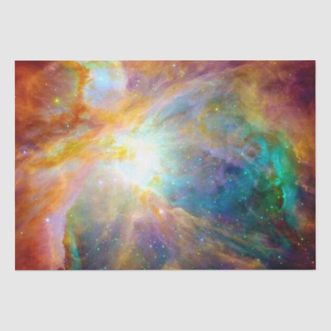 Papel De Seda Arco-íris da Nebulosa de Órion (Frente )
