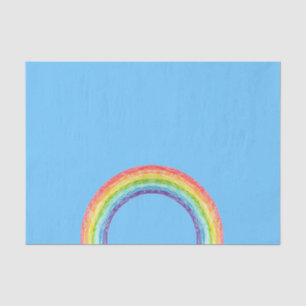 Papel De Seda Arco-íris e céu azul
