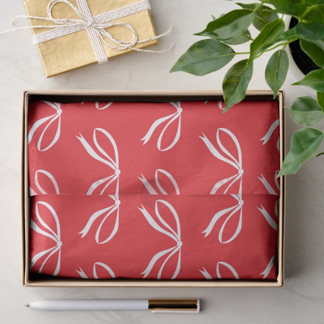 Papel De Seda Arco Simples Presente de Natal (Presente)
