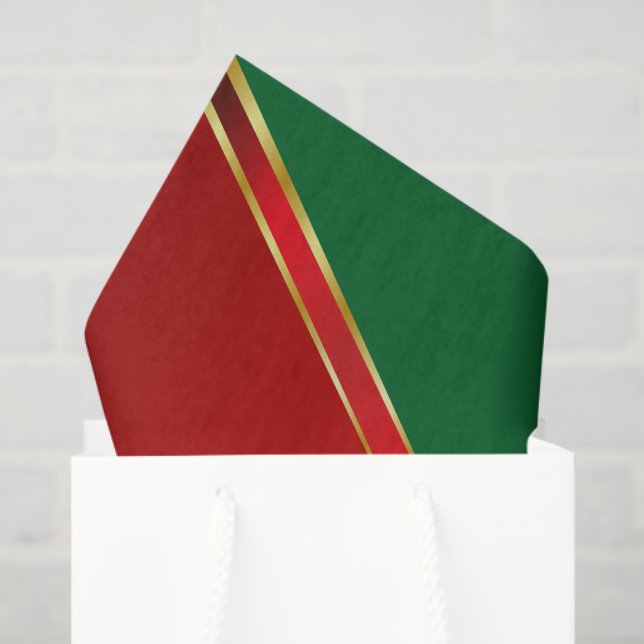 Papel De Seda Arco Vermelho de Holiday Elegance (Sacola de presentes)