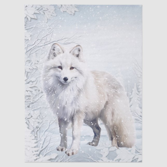Papel De Seda Arctic Fox (Frente )