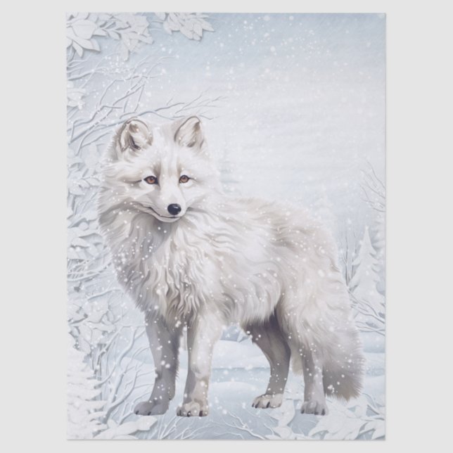 Papel De Seda Arctic Fox (Frente )