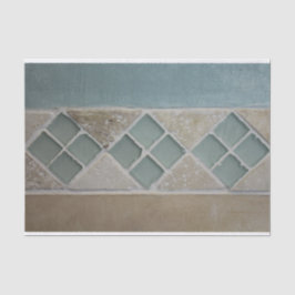 Papel De Seda Areia E Mar