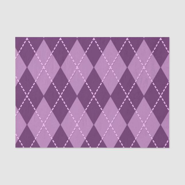 Papel De Seda Argila Roxa (Design 13 da Série Roxa) (Frente )