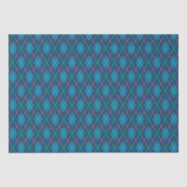 Papel De Seda Argyle Knit Marine Blue para a dissociação dos Art