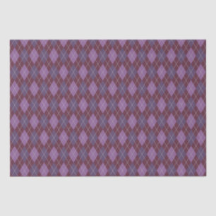 Papel De Seda Argyle Knit Maroon e Artesanatos e Decoupage