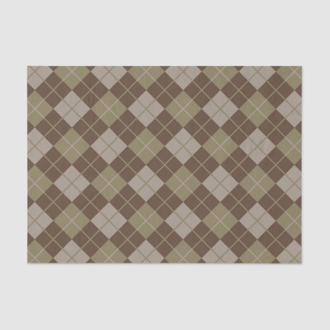 Papel De Seda Argyle Pattern (Frente )
