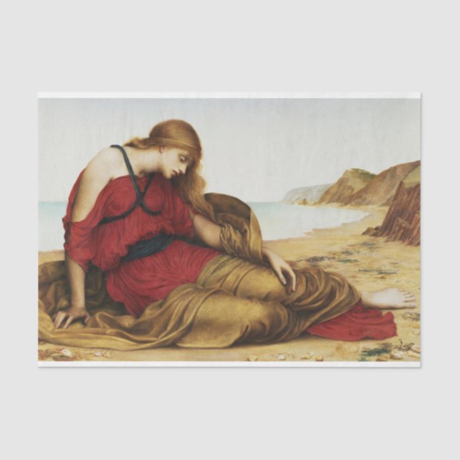 Papel De Seda Ariadne em Naxos (Mito Grego Clássico) (Frente )