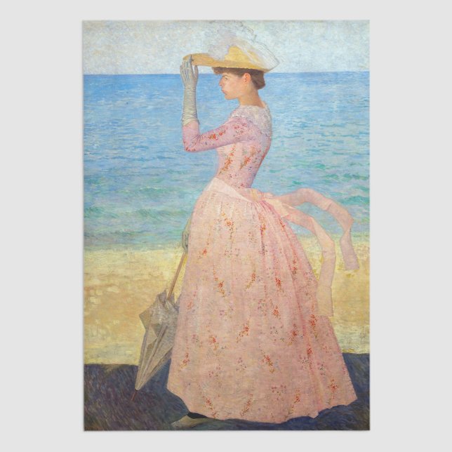 Papel De Seda Aristide Maillol - Mulher com Guarda-Sol (Criador carregado)