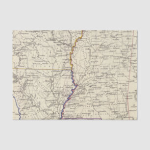 Papel De Seda Arkansas, Louisiana e Mississippi