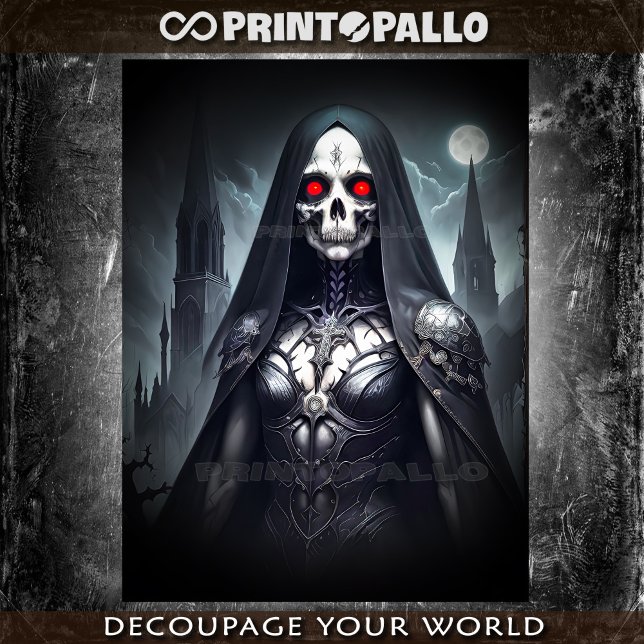 Papel De Seda Arma gótica amaldiçoada da morte - (Criador carregado)