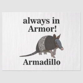 Papel De Seda Armadillo Animal Funny 