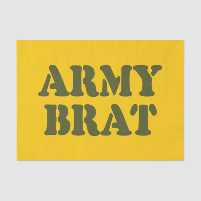 PAPEL DE SEDA ARMY BRAT (Frente )