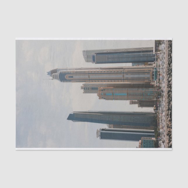 Papel De Seda Arquitetura de Dubai Marina (Frente )