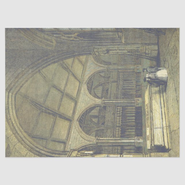 Papel De Seda Arquitetura do Church Arches (Frente )