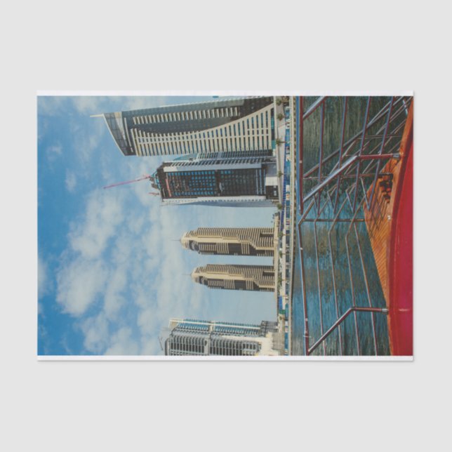 Papel De Seda Arranha-céus em Dubai Marina (Frente )