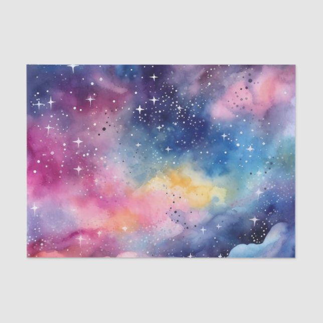 Papel De Seda Arranjo de Desenovelamento Noturno Bright Starry (Frente )