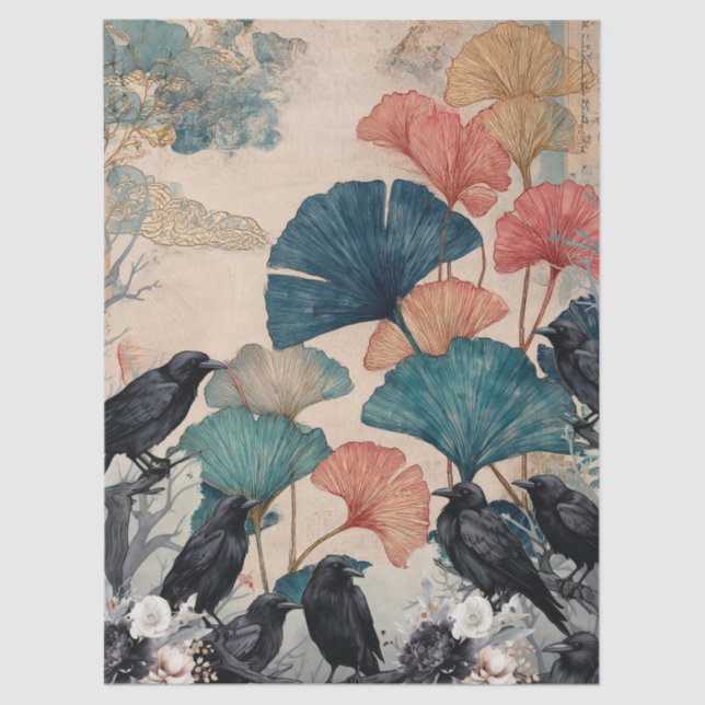 Papel De Seda Arranjo para Desacoplamento de Pareceres do Japão (Frente )