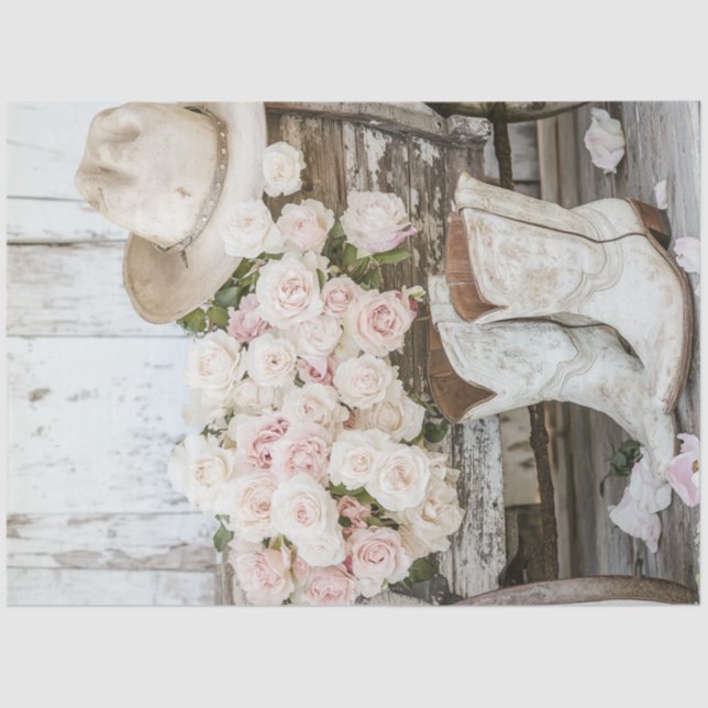 Papel De Seda Arranque Russo De Cabeleireiro Ocidental De Chapéu (Frente )