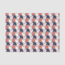 Arrows Geométrica de Azul Branco Oriental