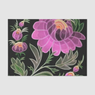 Papel De Seda Art deco cor-de-rosa das pétalas
