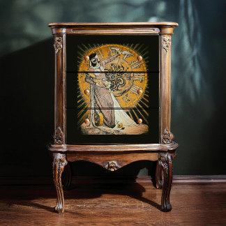 Papel De Seda Art Deco Impressão da Jugend Magazine 1900 Decoupa