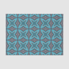 Papel De Seda Art Deco Teal Black Graphic Standard