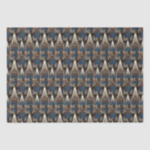 Art Deco UFO Tissue Paper
