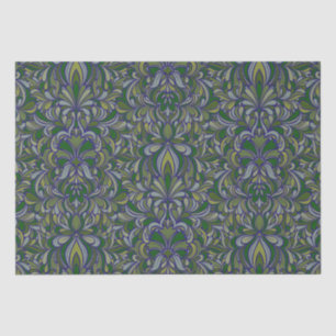 Papel De Seda Art Nouveau Floral Seamless