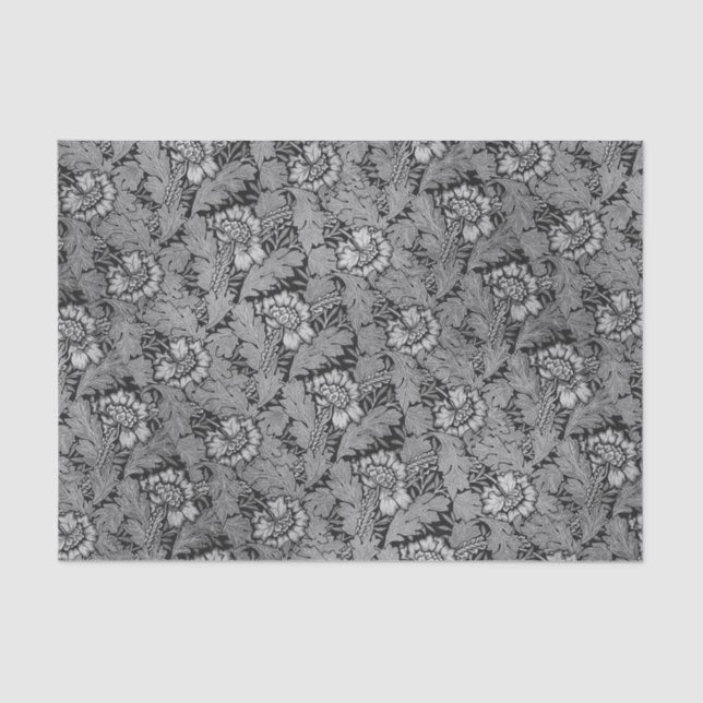 Papel De Seda Art Nouveau Flower Design (Frente )