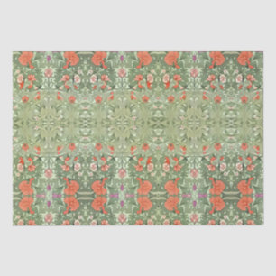 Papel De Seda Art Noveau Victorian Floral Inspirou Padrões Wrapp