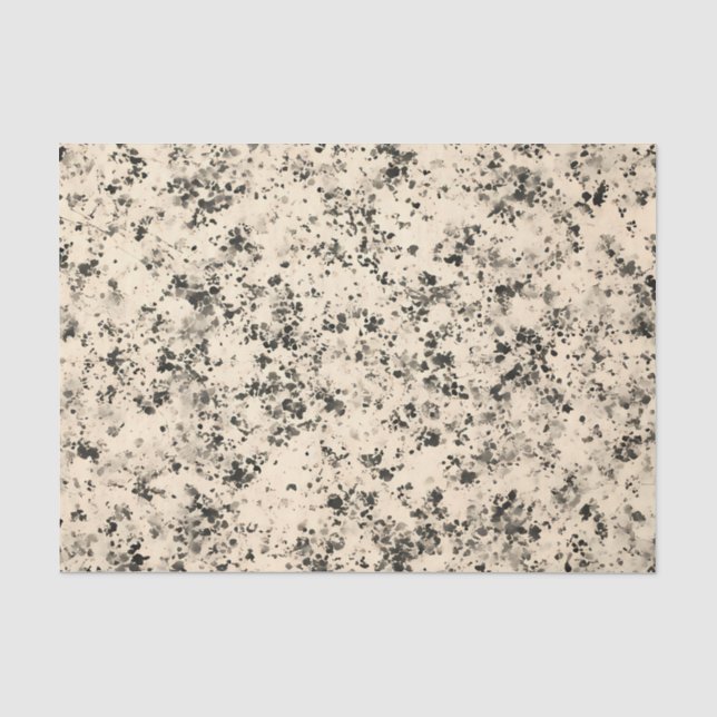 Papel De Seda Arte Abstrata Conceitual: Borrão de Tinta Campo de (Frente )