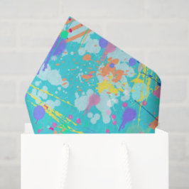 Papel De Seda Arte Abstrata: Pequenas Criaturas Marinhas