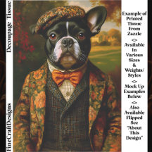 Arte de Cachorro Gentleman Vintage Francês EW6R De