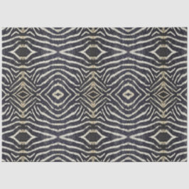 Papel De Seda Arte de Decoupage de Padrão de Faixa de Zebra Vint