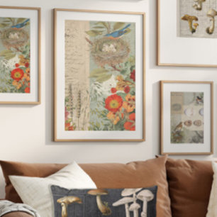 Papel De Seda Arte de Desanexação de Folhagem Floral Laranja de
