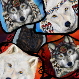 PAPEL DE SEDA ARTE DE LOBO SUDOESTE