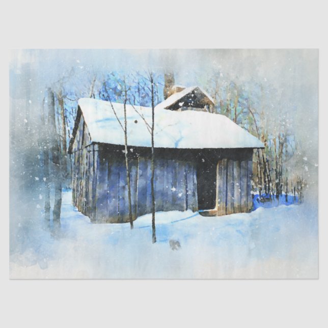 Papel De Seda Arte de Muro de Desnutação da Paisagem Russa Antig (Frente )