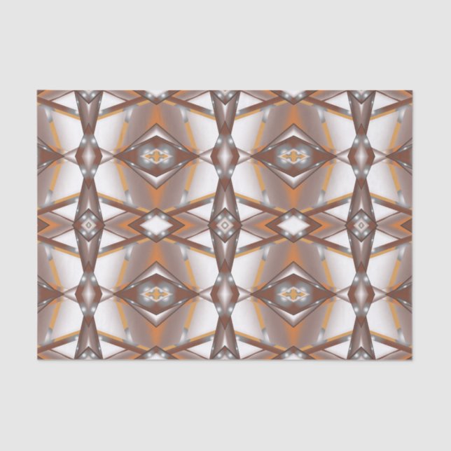 Papel De Seda Arte de Ombre de Tonalidade Concentrada de Borda E (Frente )