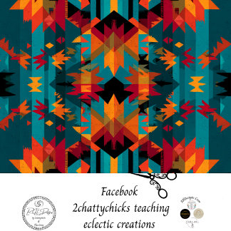 Papel De Seda Arte de Tapeçaria Simétrica Indiana Americana