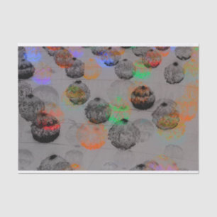 Papel De Seda Arte digital com pincéis redondos.