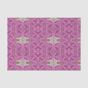 Papel De Seda Arte elegante Nouveau Rosa e Roxo