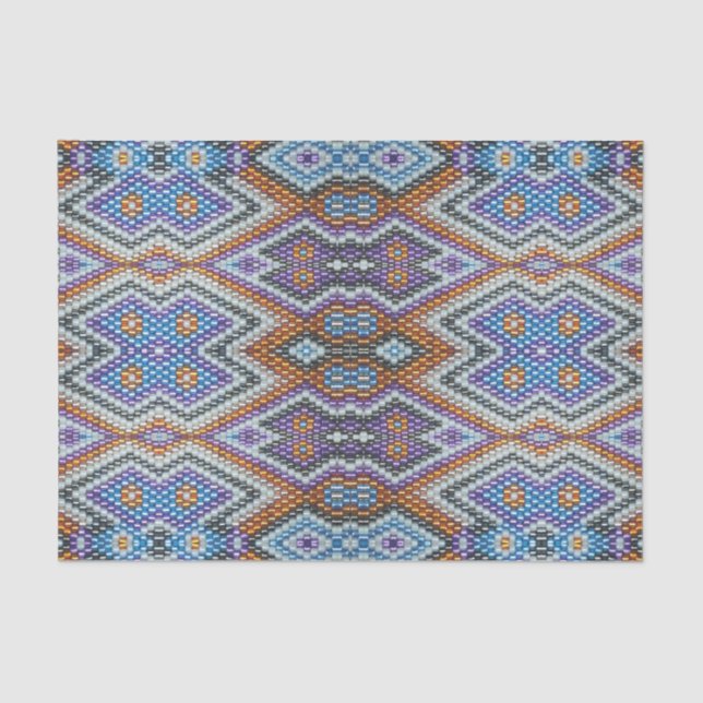 Papel De Seda Arte em Beadas do Sudoeste (Frente )