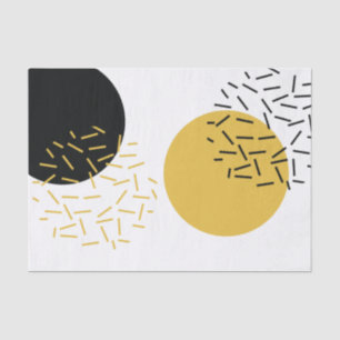 Papel De Seda Arte geométrica urbana simples, moderna e moderna