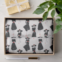 Arte Minimalista de Linha Vestidos Pretos Pequenos